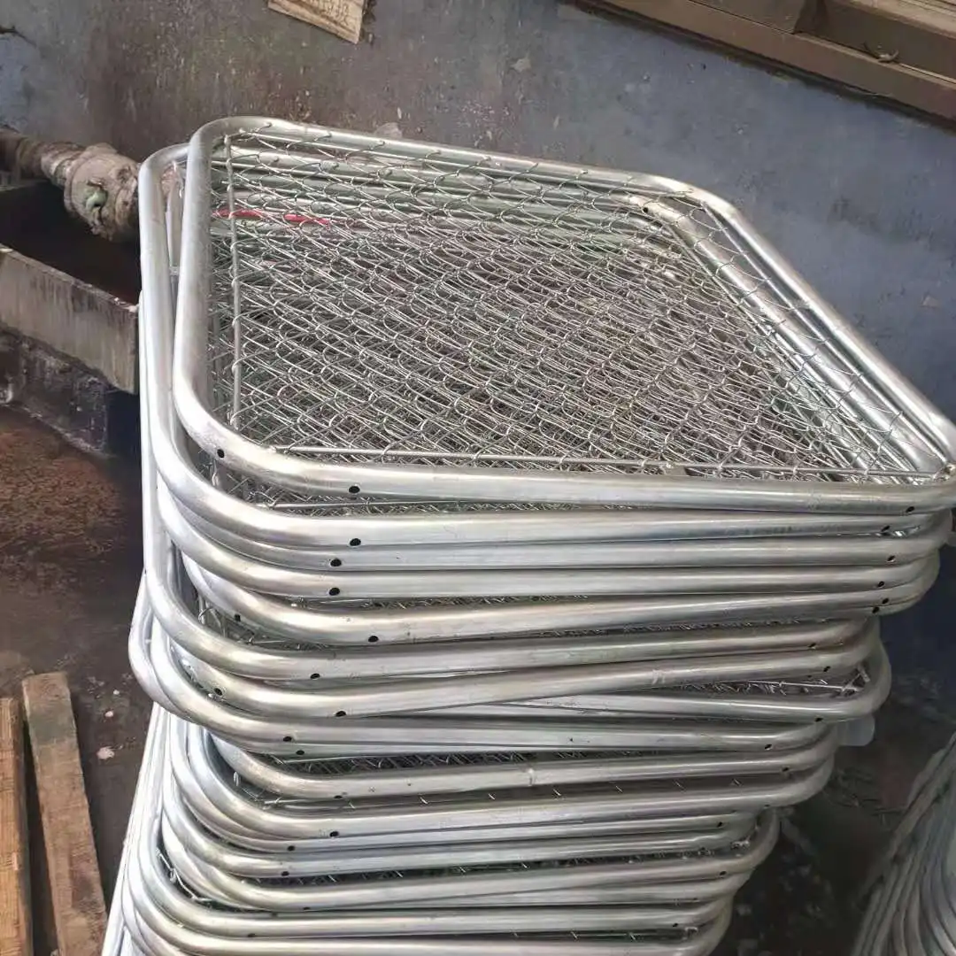 Алмазная металлическая проволочная сетка Временный строительный забор оцинкованный