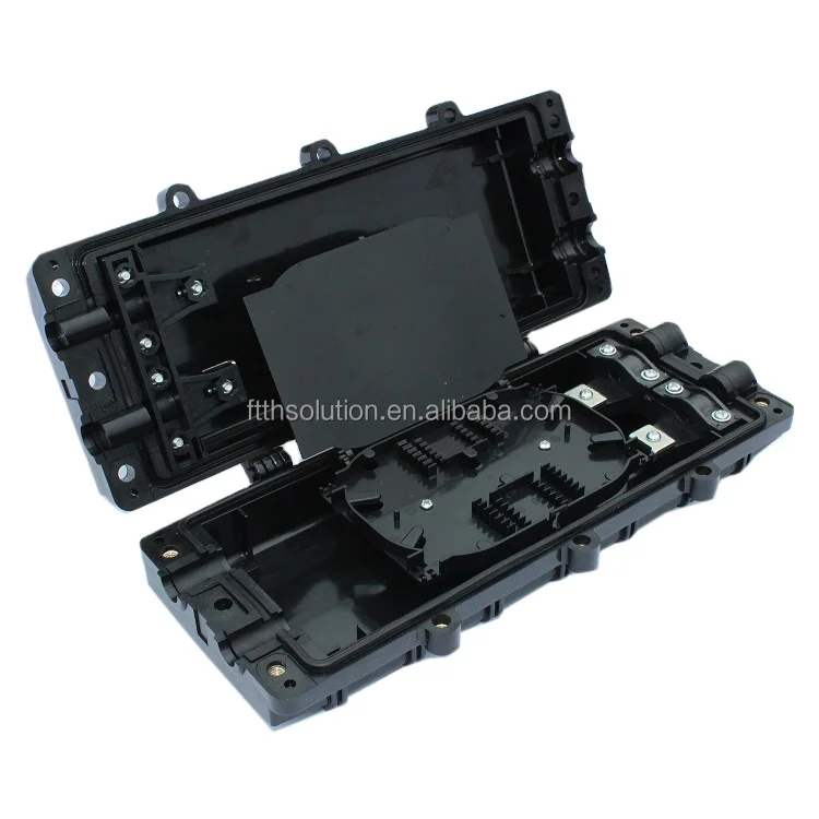 FTTH Inline type 12 24 48 cores Mini Fiber Optic Splice Closure
