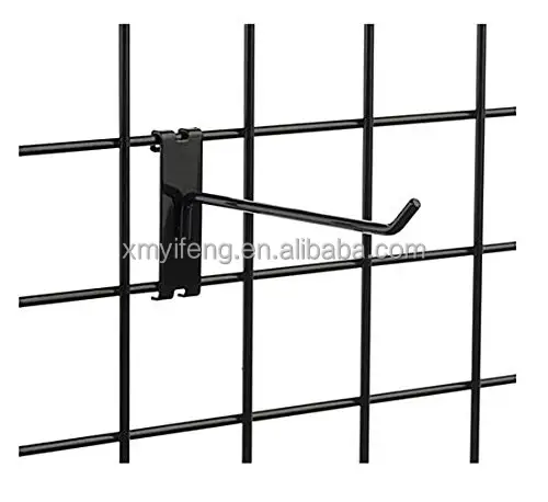 Metal garment Special design security slatwall hook chrome hooks for supermarket display