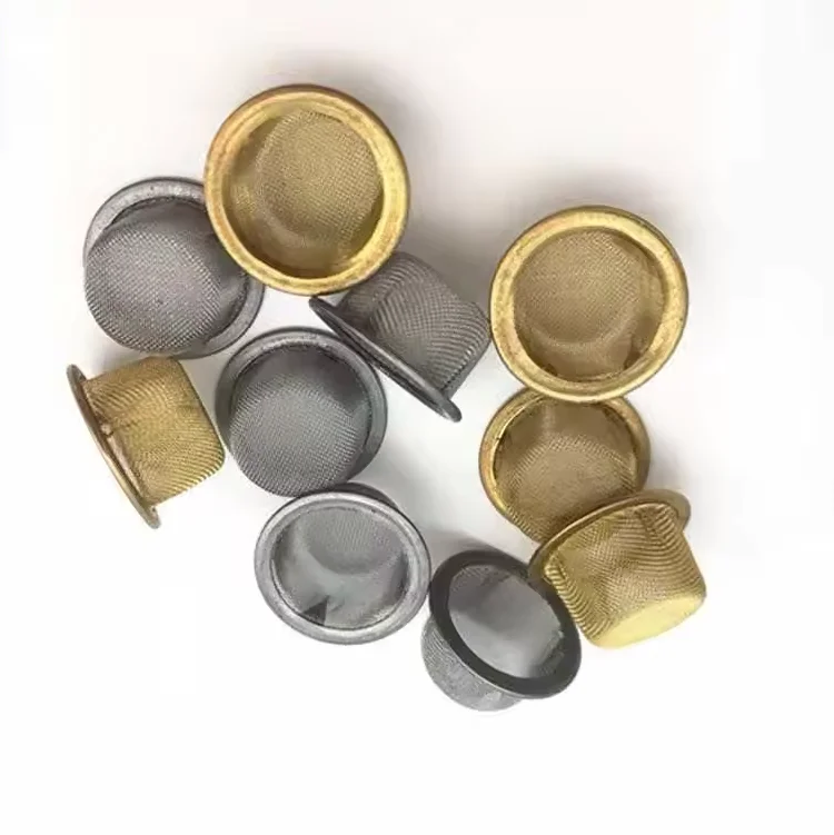 Metal mesh filter concave bowl tobacco smoking pipe filter