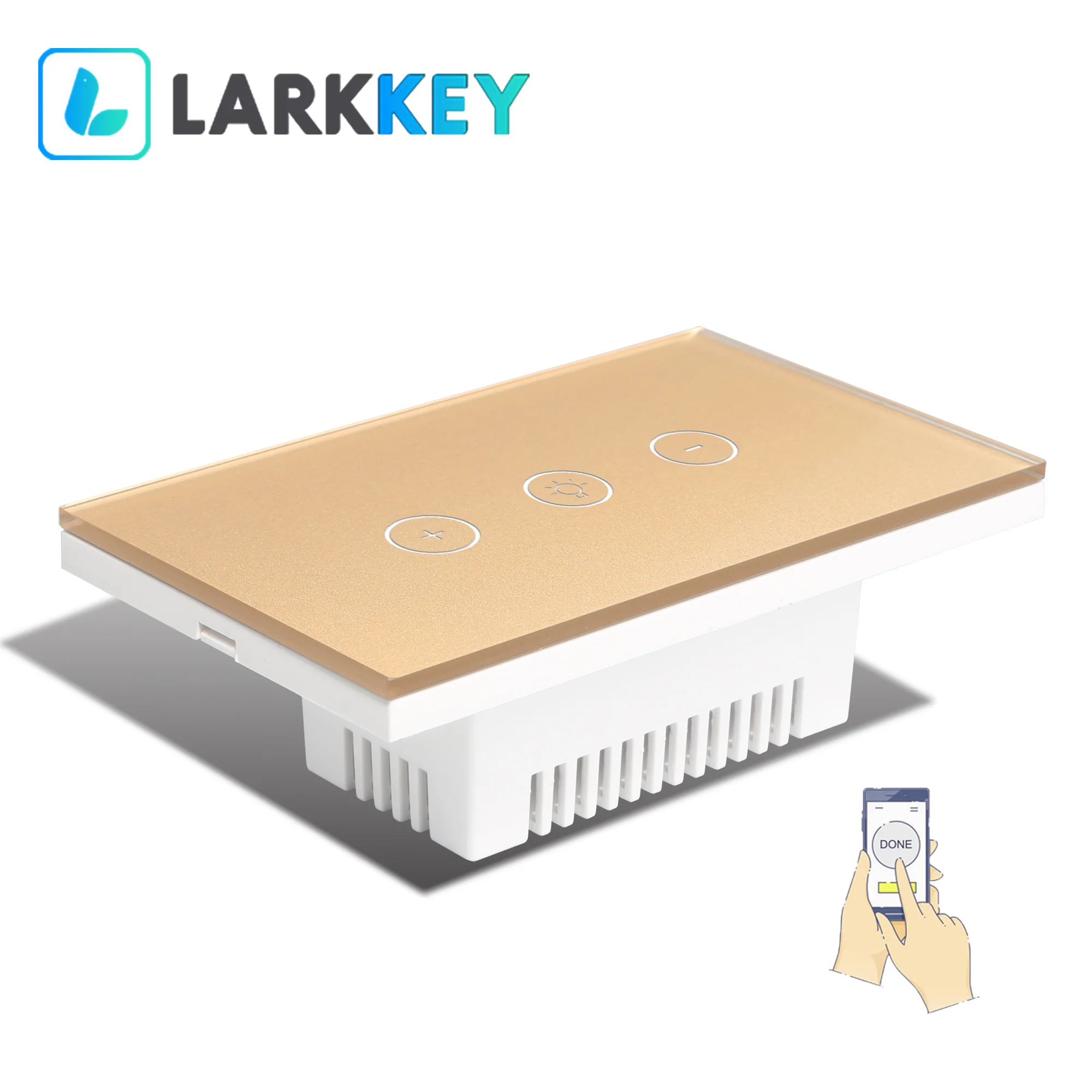 Larkkey умный переключатель US Wi-Fi на din-рейку Tessan регулятором уровня яркости