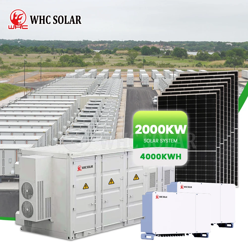 4000kwh Storage Battery 2000kw Solar Energy System 2MW Battery Energy Storage System ESS Container