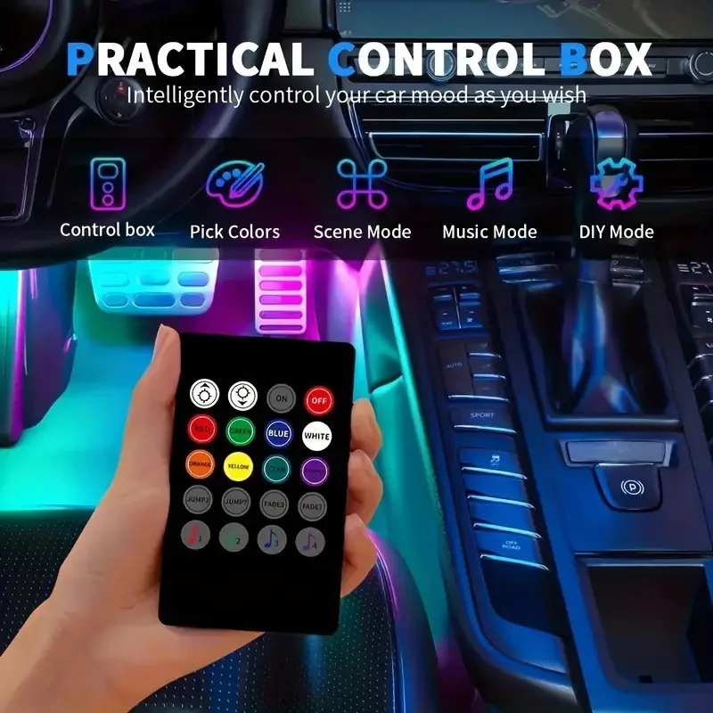 China Waterproof IP67 RGB LED Strip Kit 5050 PVC Body LED Strip with USB Connectivity and Remote Control Switch