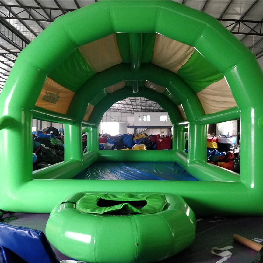 hot sale Customized PVC green color inflatable tent pool float outdoor
