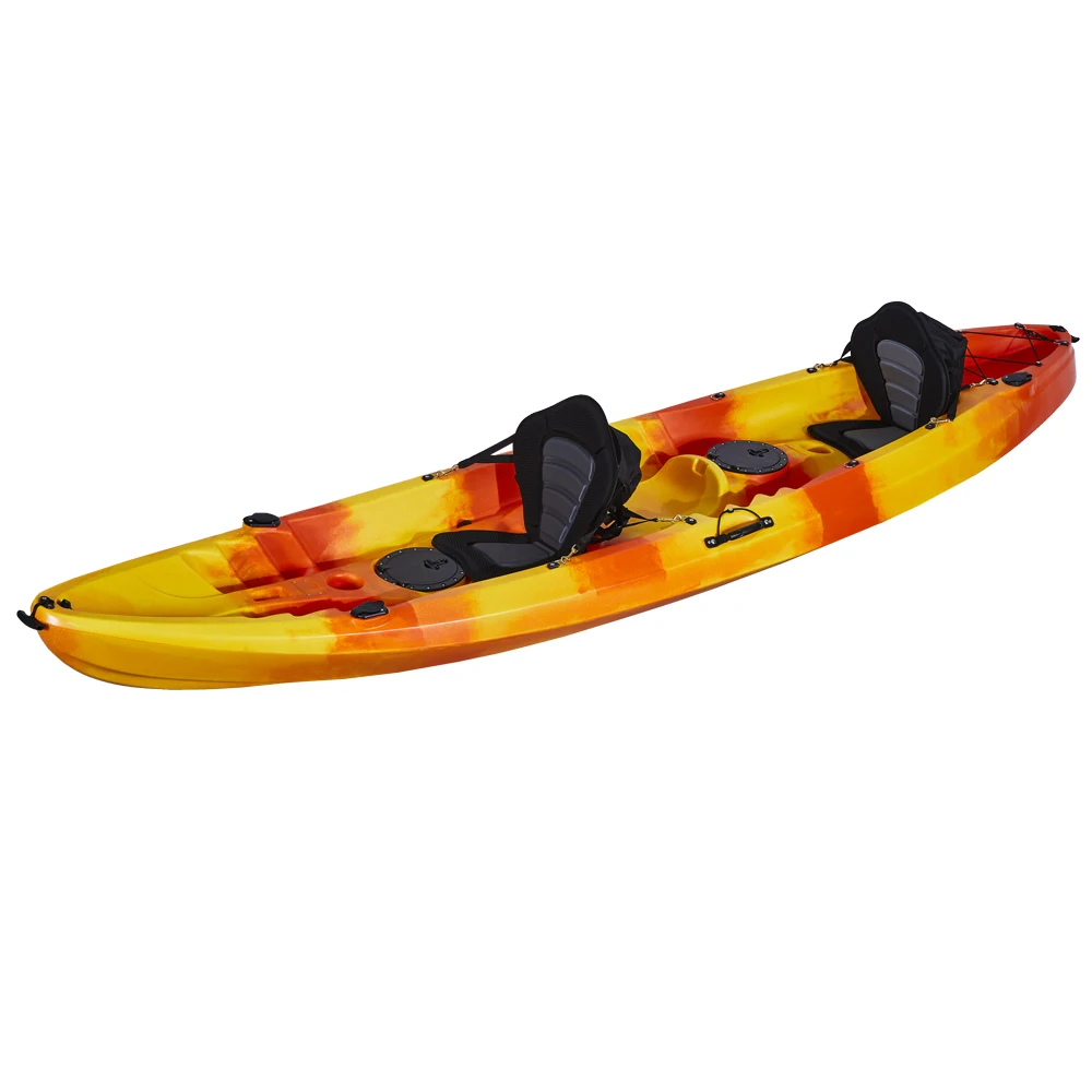 Factory sell low MOQ LLDPE Sit Safety Ocean Fishing Kayak On Kayak Plastic