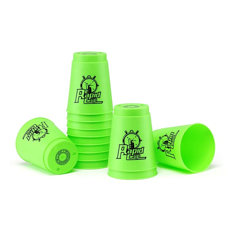 Plastic 12 Pack Quick Stack Cups Speed Training Stacking Game For Challenge Competition Travel Party