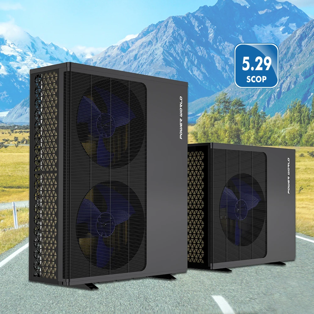 Erp A+++  R290 heat pump new energy wired controller air/water monoblock heat pumps r290