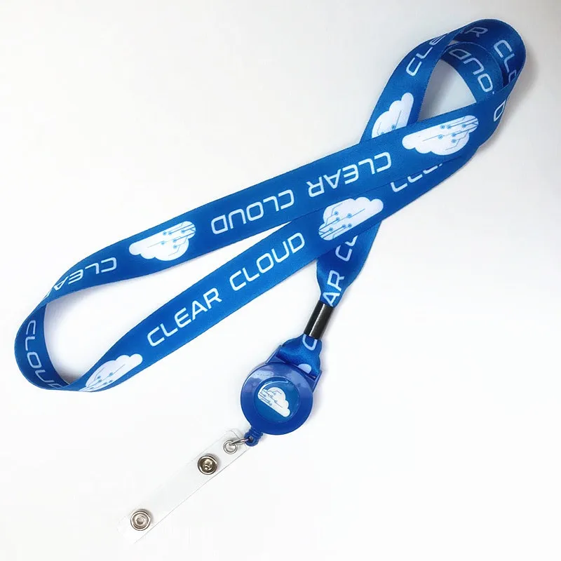 Factory Id Holder Colorful Custom Printed Lanyard Retractable Custom Design Lanyard Badge Reel Yoyo Lanyards With Custom Logo