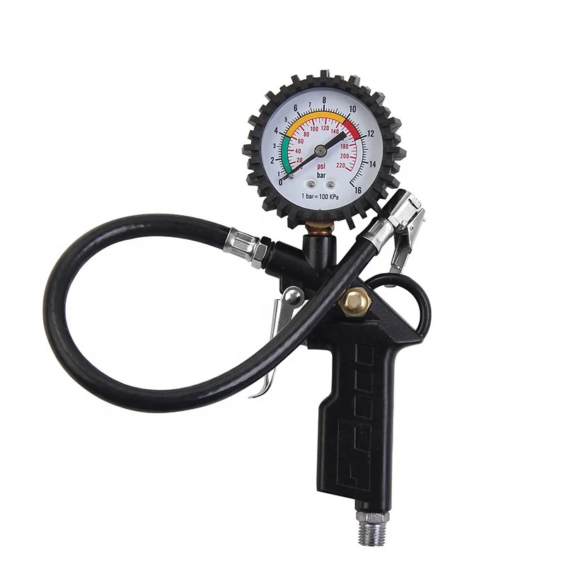 Economical Model Tire Pressure Inflator Gun Tire Inflator With Pressure Gauge