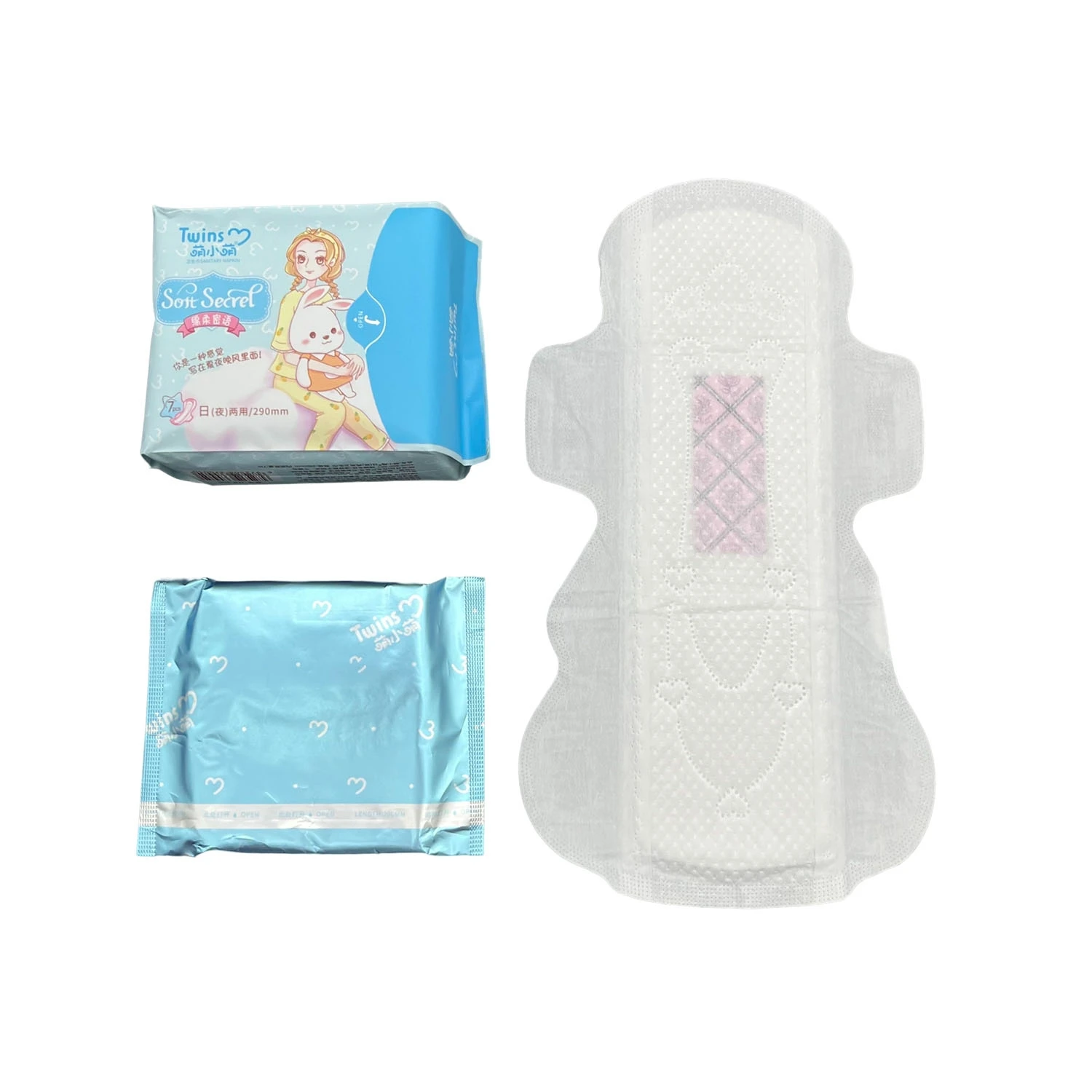 Ultra Thin Organic Cotton 150ml Water Absorption Women Sanitary Pads For Daily Wear womens periods panties pads for women