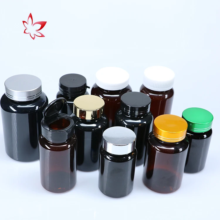 100ml120ml 150ml 175ml amber pet medicine bottle plastic pill medicine container bottle medicine plastic bottle