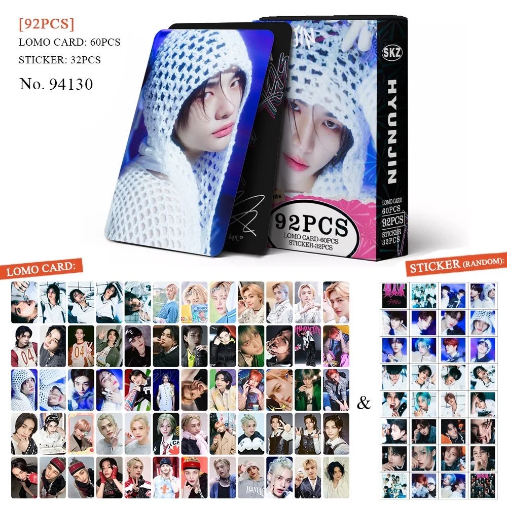 kpop Stray kids member 92pcs lomo card