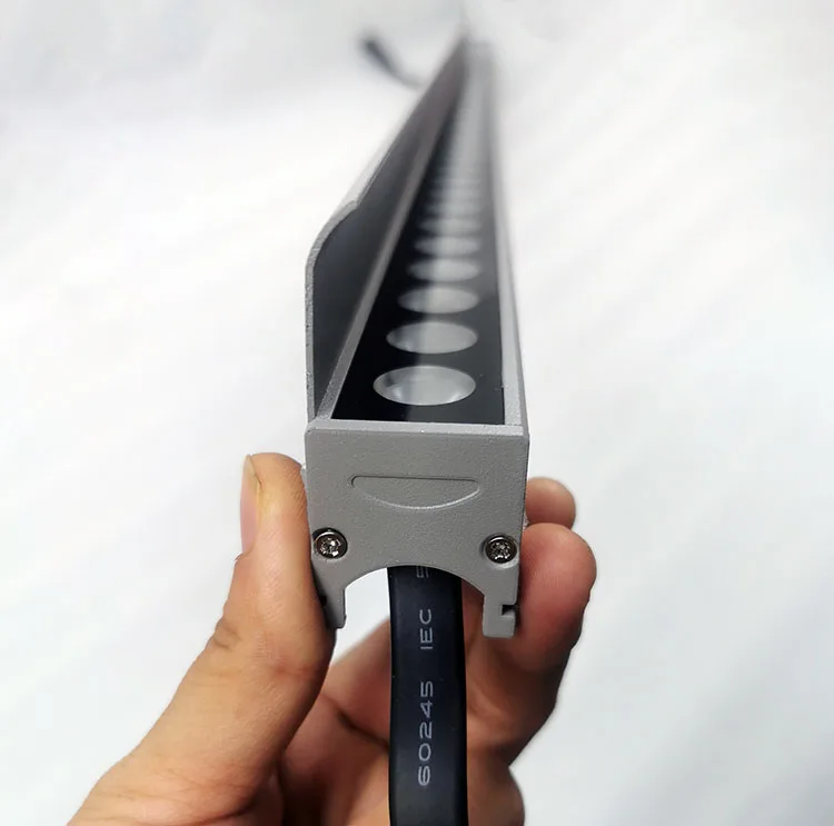 1m DMX led digital bar for building facade IP67 8 pixels with disco ,RGBW minwasher light