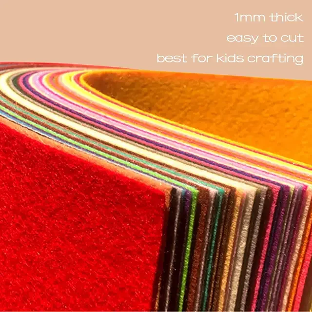Eco-friendly polyester felt fabric for different thickness 1mm 2mm 3mm 4mm 5mm felt sheet