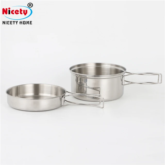 Backpacking Cooking Set Outdoor Cook Set Survival Gear Lightweight Compact Multi-Purpose