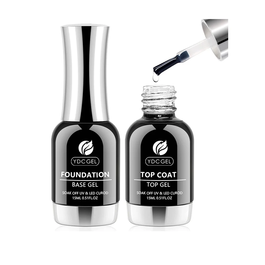 Factory best price hema/tpo free nail polish gel top coat and base co top coat for nails 1 kg 15ml 10ml 7.5ml