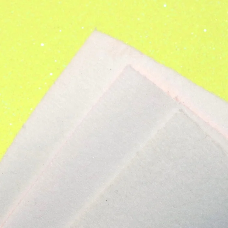 Glow in the Dark Faux Leather Sheets Solid Color Fine Glitter Synthetic Leather Fabric for DIY Bows 19794