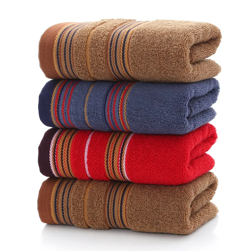 
Factory wholesale high quality soild color 100 cotton soft absorbent gift custom logo towel 