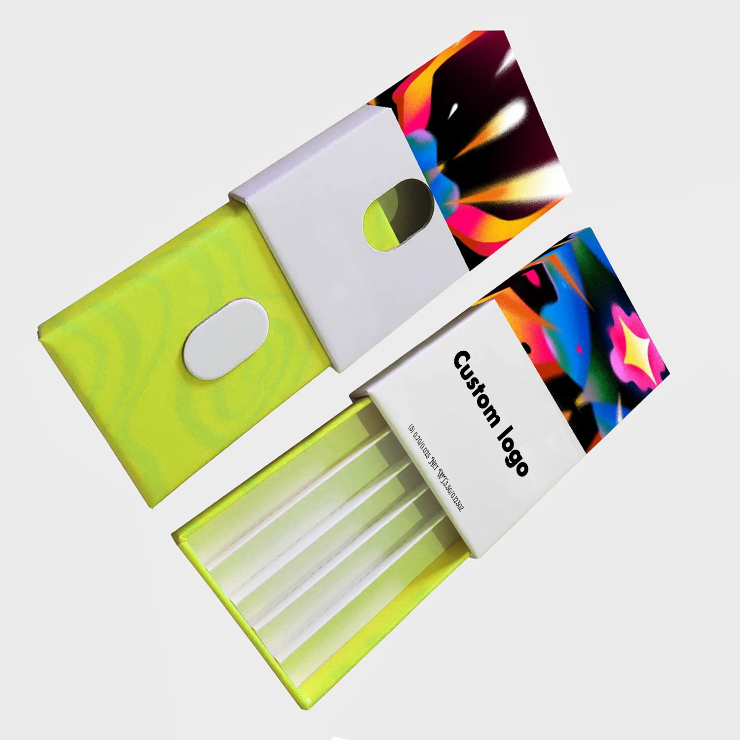 Custom Black Cigarette 5 Packs 4 Packs  Pre Packaging Roll  box push and hard paper slide box Drawer Cigarettes cases Paper Box