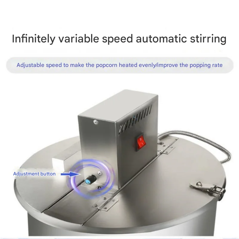 High quality fully automatic commercial industrial professional gas mini caramel popcorn popcorn machine vending machine