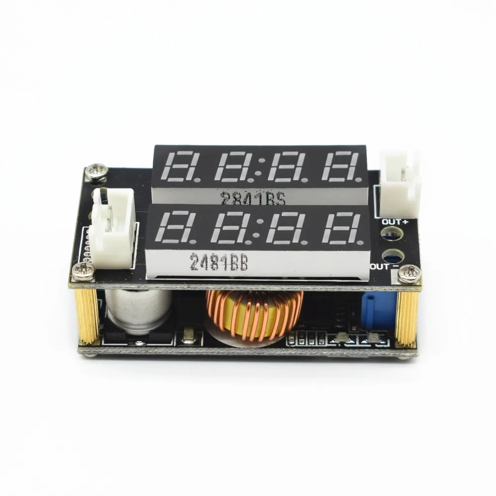 2 in 1 XL4015 5A Adjustable Power CC/CV Step-down Charge Module LED Driver Voltmeter Ammeter Constant current constant voltage