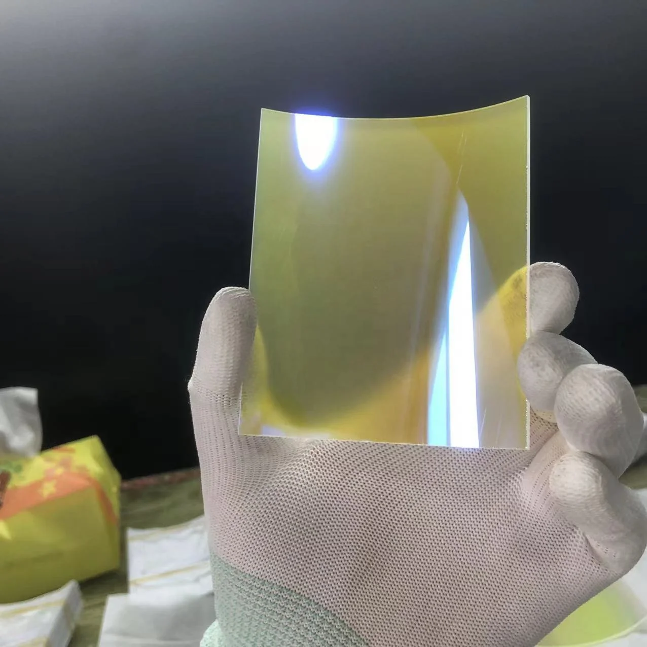 Curved Flat UVC Cold Mirror Customized Transparent And Coating UVC Quartz Glass Plate Arc Quartz Plate