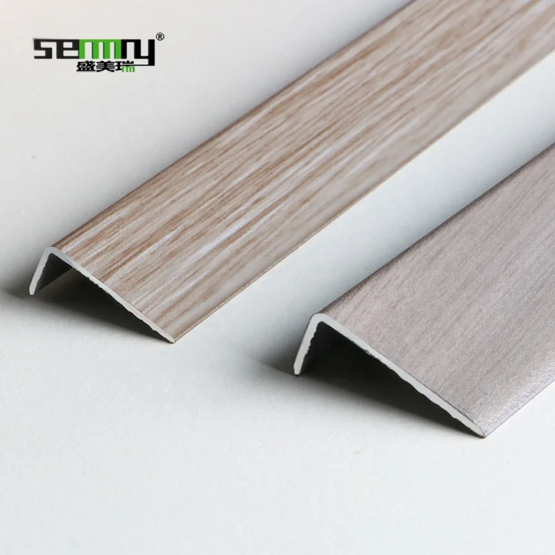Beautiful colors Interior Decor Accessories Aluminum Ceramic Tile Edge Profile Stair Nosing floor cover strip