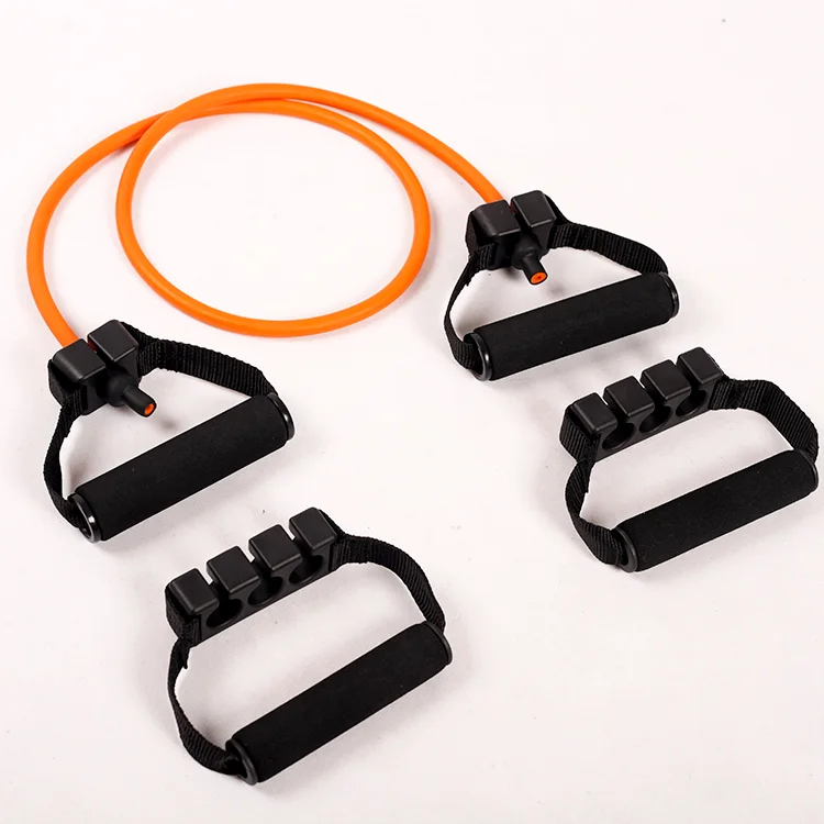 Wholesale Sports fitting  Latex Tube Set With Foam Handles
