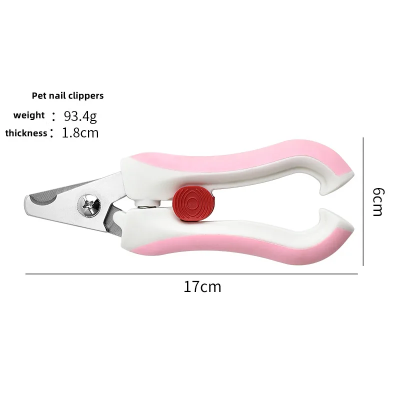 Safe and durable pet nail scissors Large dog nail scissors pet cleaning supplies