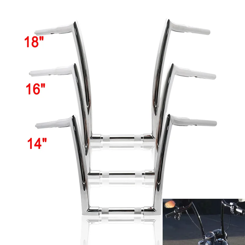 Мотоциклетная вешалка 1 дюйм, 14, 16, 18 дюймов, для Harley Sportster 1200 Touring Chopper BOB