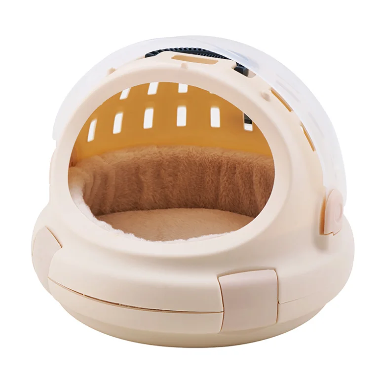 New Style Semi-closed Cat Bed and Portable Cats Carrier Multifunctional Space Capsule Cat Space Capsule Bed