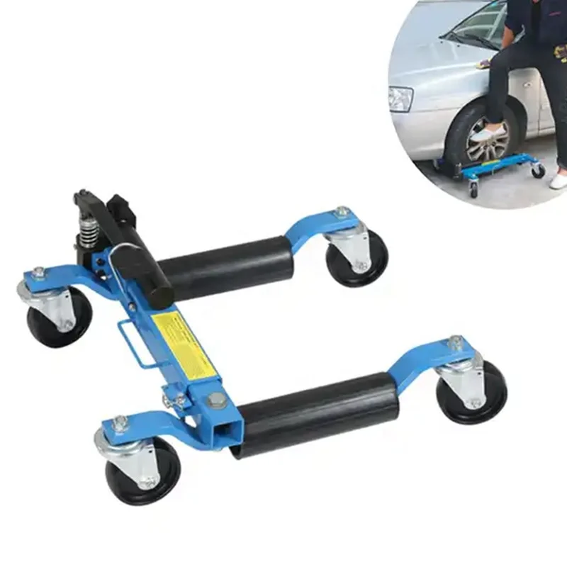 Altertool High Quality 9Inch Hydraulic Auto Moving Position Dolly 1500Lbs Wheel Dolly Jack for Car