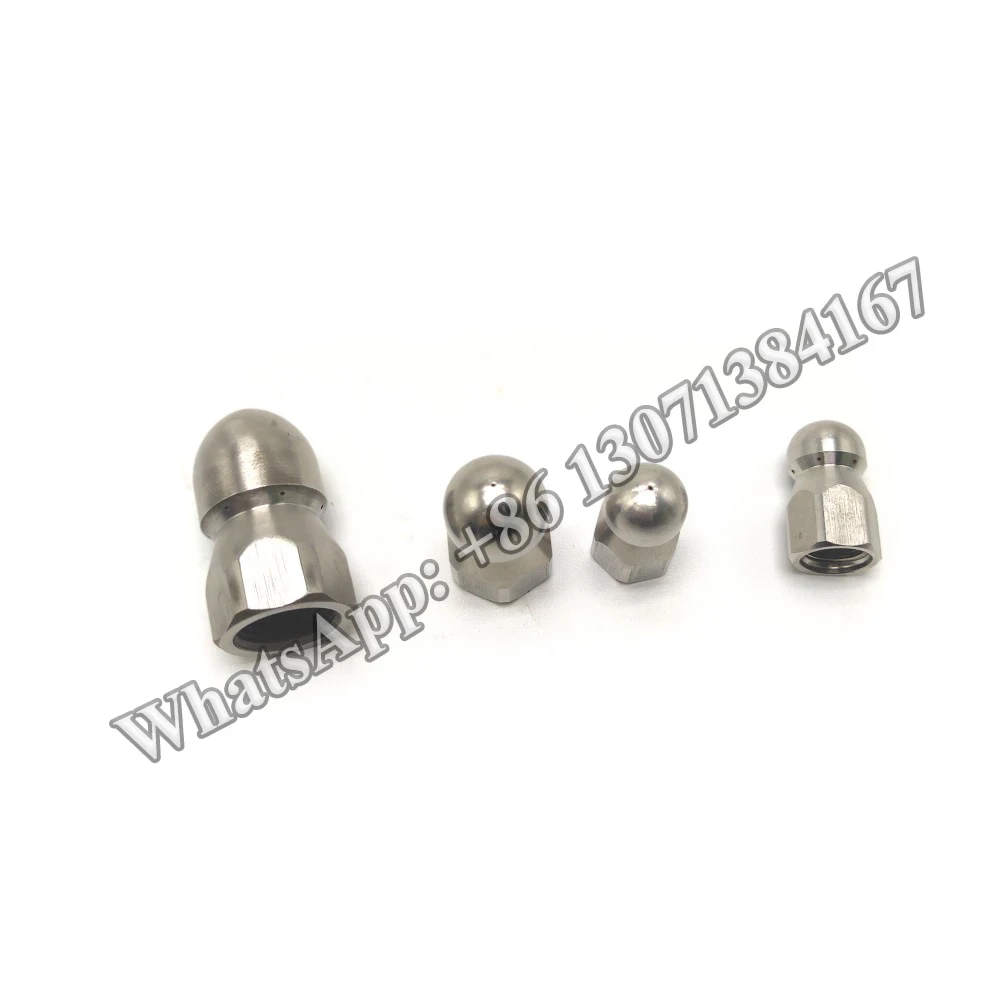 Pressure Washer Drain Sewer Cleaning Pipe Jetter Rotary Spray Nozzle