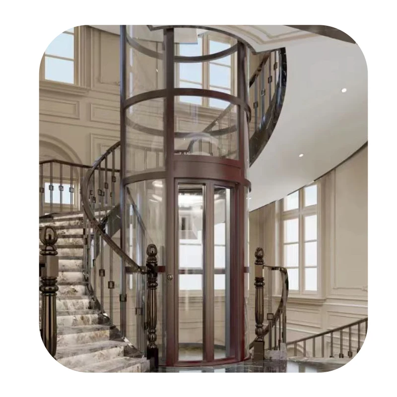 Hongyue Small Sightseeing Elevators, Home Elevators, Luxury Villa Elevators