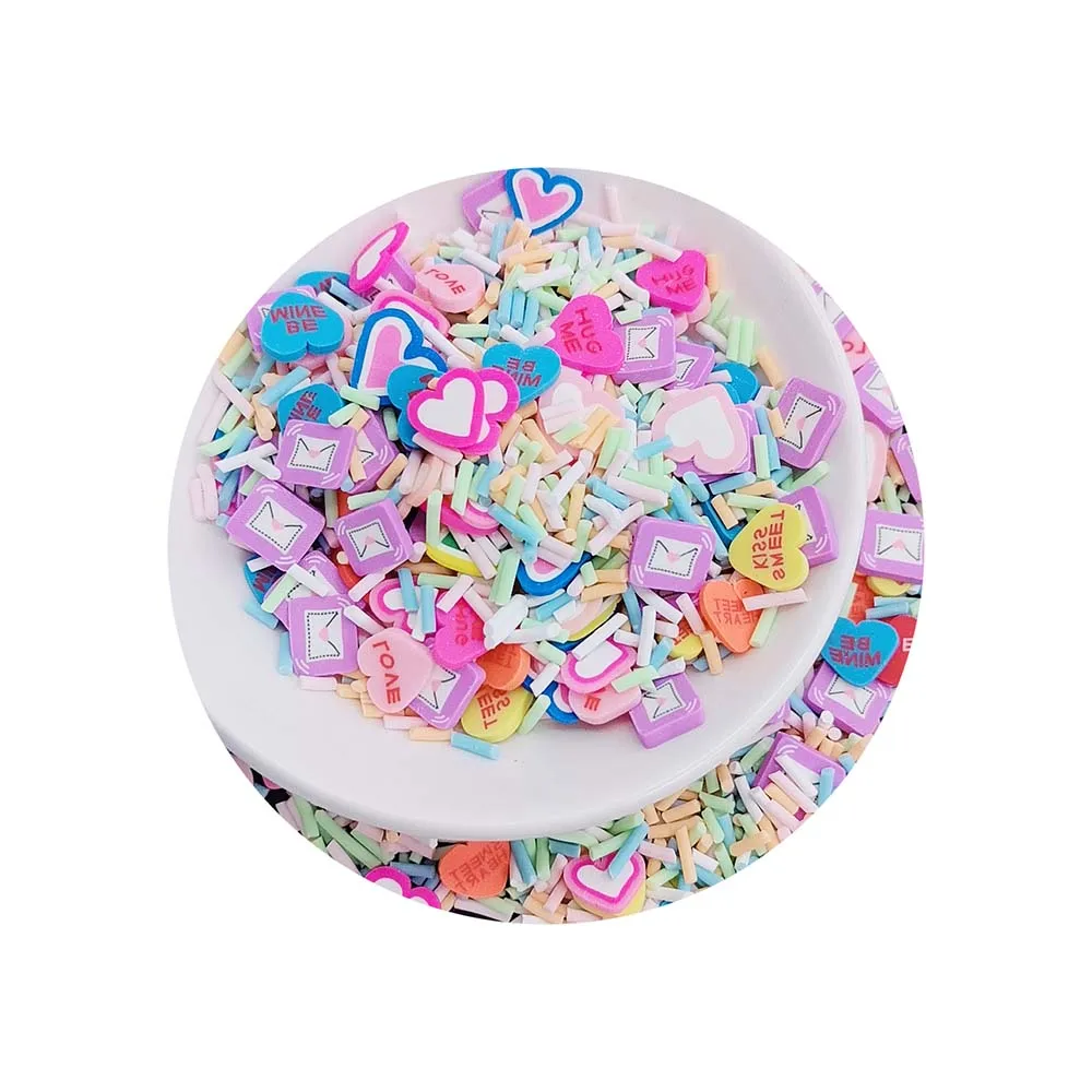 Confetti Love Polymer Clay Mix For a Charming Addition To Enhance Shaker Card