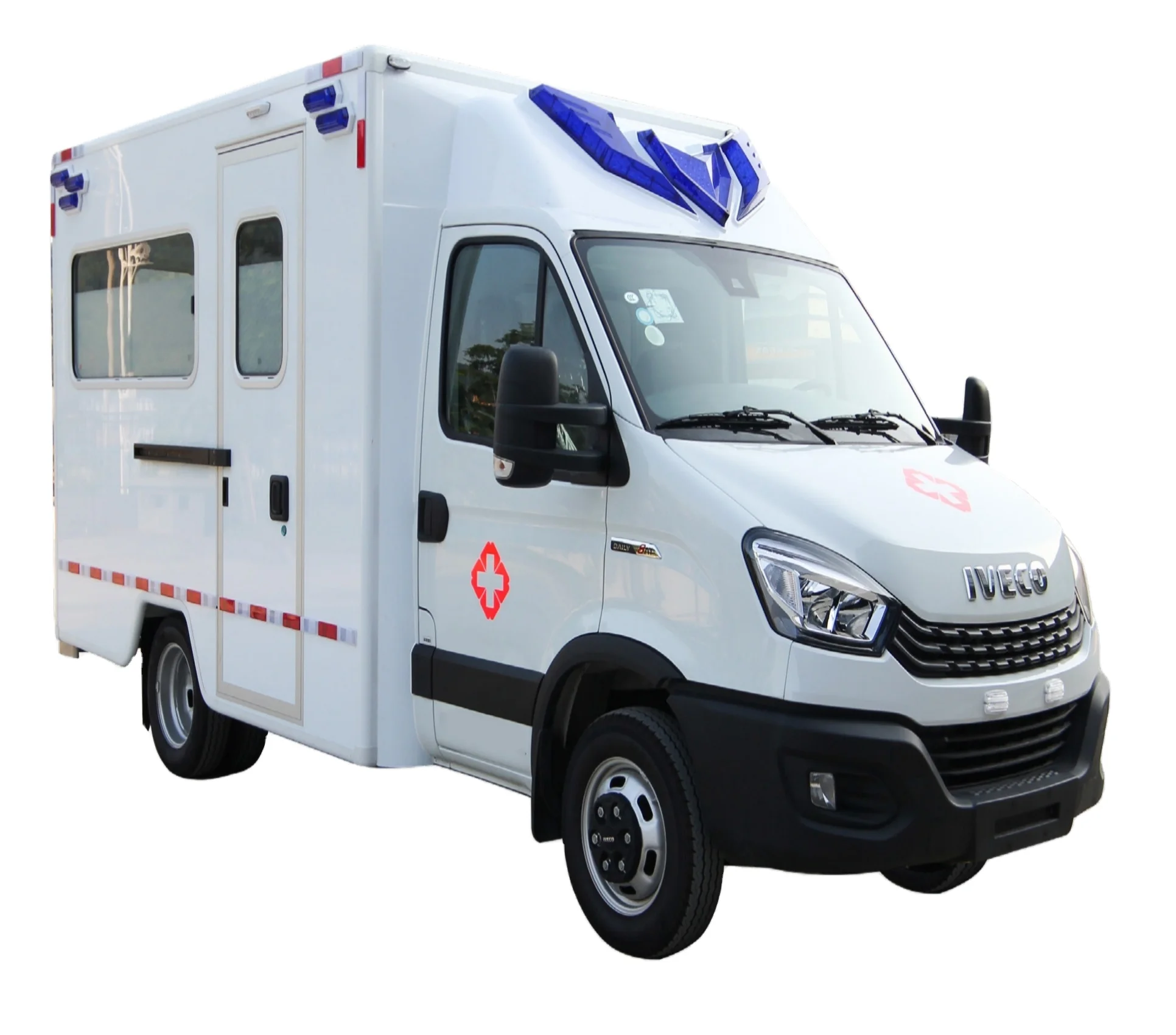 IVECO Daily Box Custom Emergency Ambulance with Diesel and Automatic Transmission for Medical Purposes.