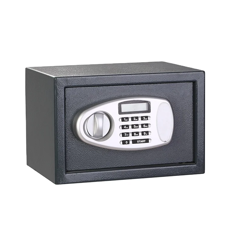 Electronic box with emergency keys metal digital lock hotel cabinet safe
