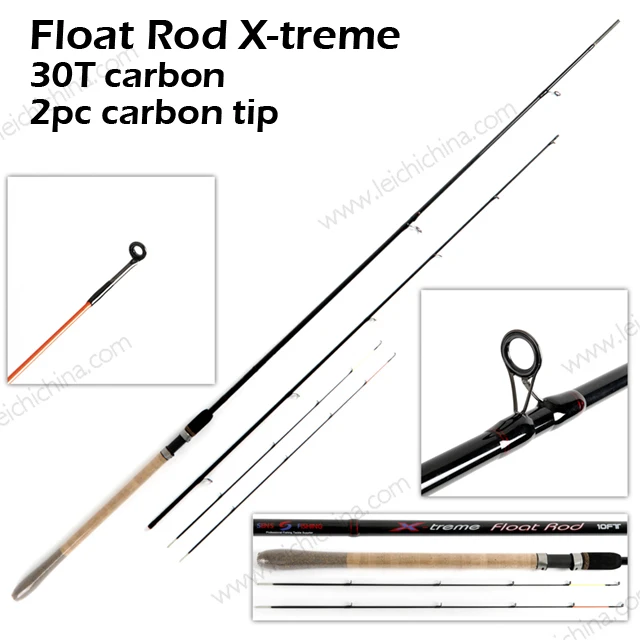 2 carbon tip Fuji DPS reel seat carp float fishing rod