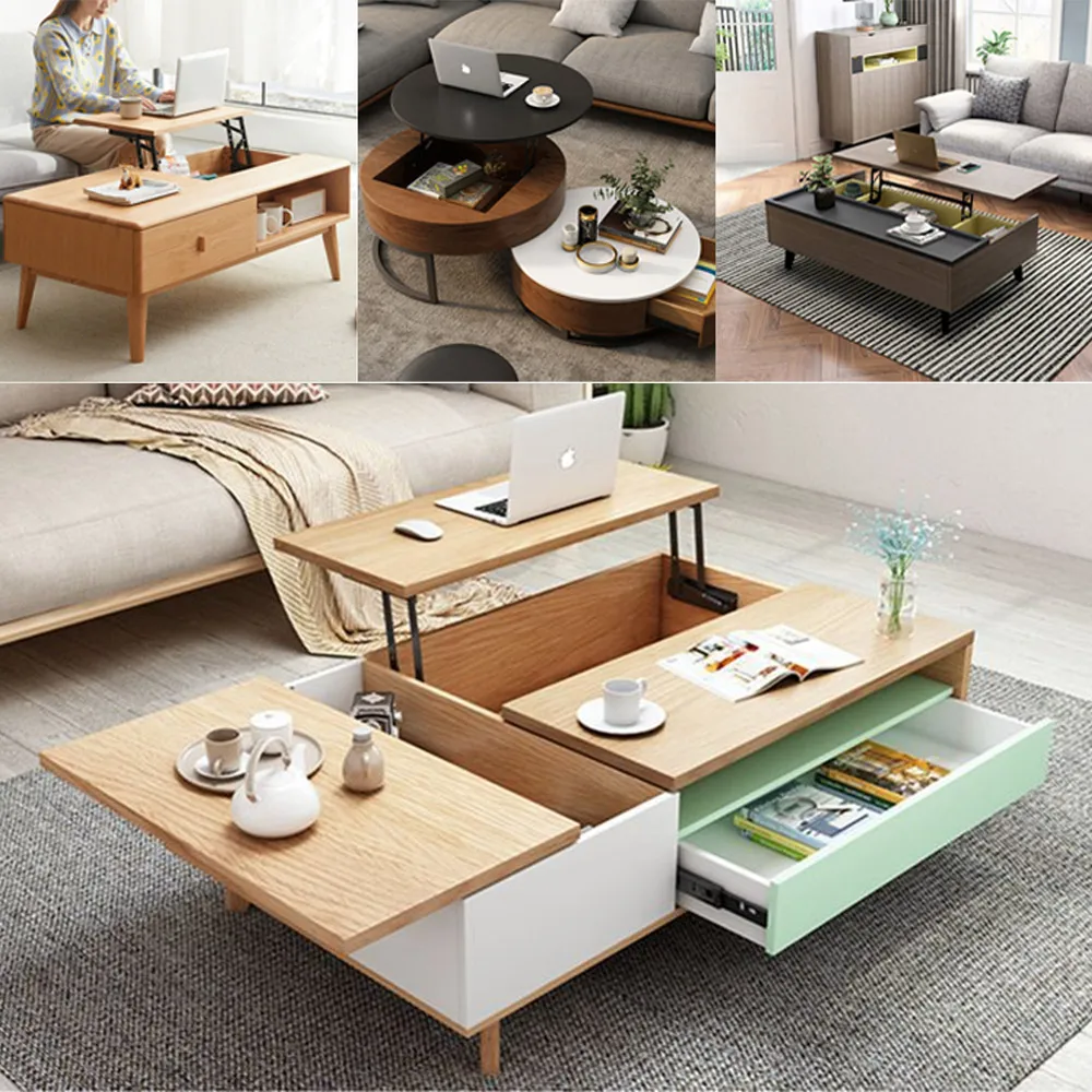 Black coffee tea table lift frame computer table folding lifter desktop support frame accessories furniture hardware