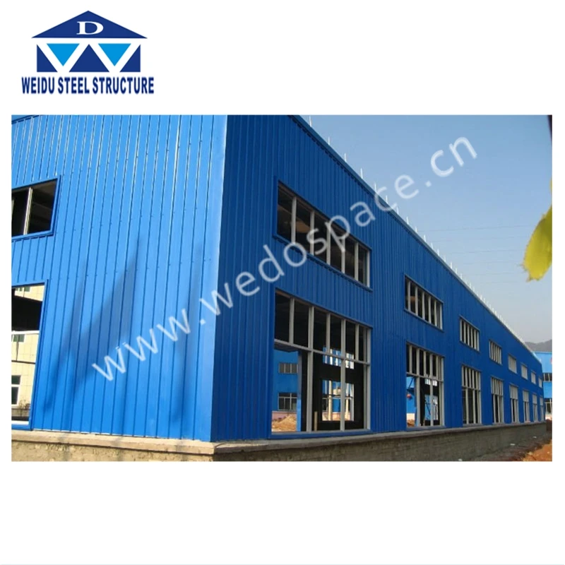  Cow Farm Poultry Fabricated Light Steel Prefabricated Warehouse for Industry and