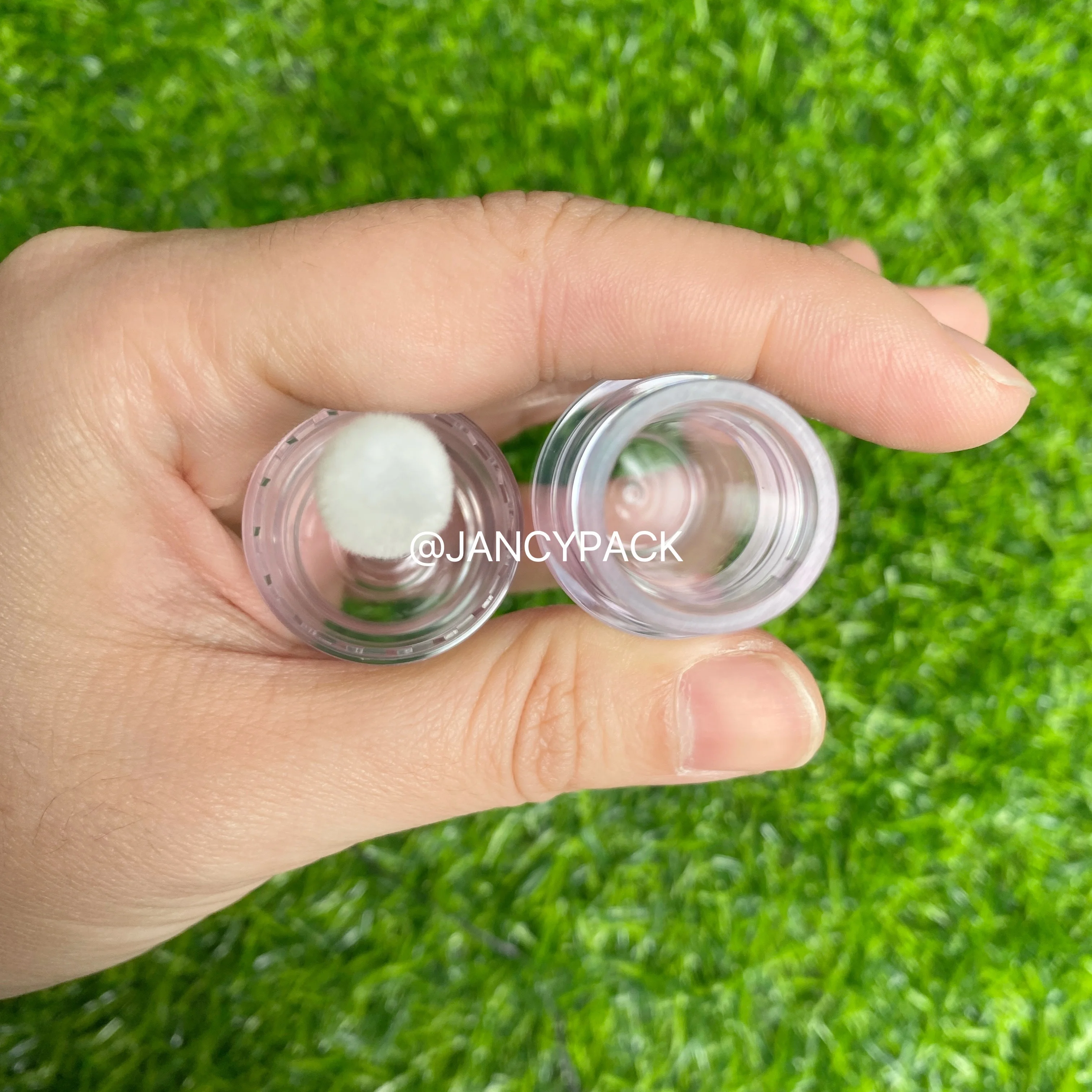 Plastic Lipgloss Container Transparent 5.5ml Liquid Lipstick Packaging For Cosmetic Full Clear Empty Custom Lip Gloss Tube
