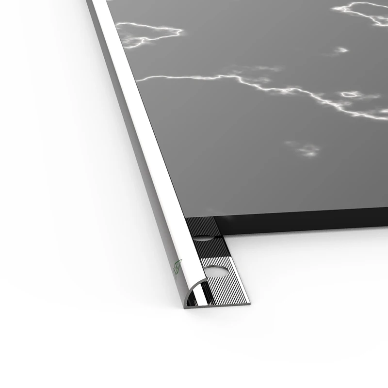 top notch 2.7m radius corner protector silvery metal corner guard strips