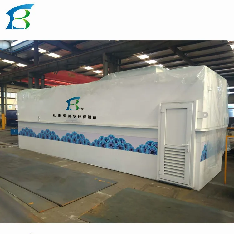 MBR 30 t/h compact wastewater treatment equipment with membrane bioreactor