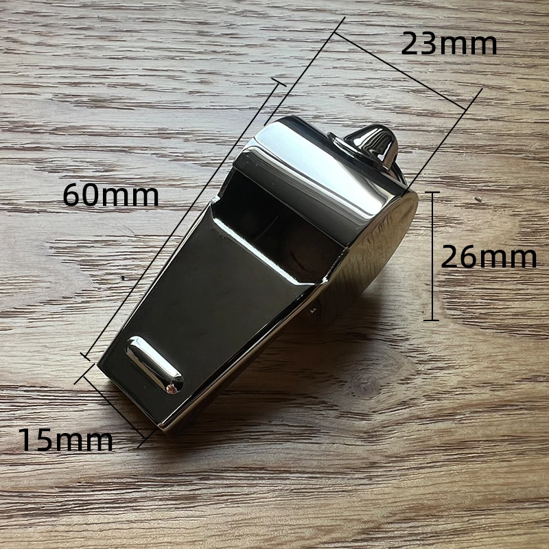 Brass Whistle Loud Crisp Sound Whistle Ideal for Coaches, Referees, and Adults