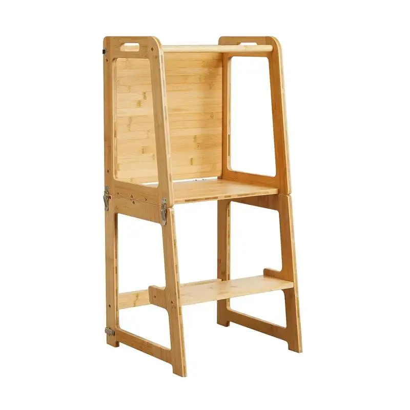 Montessori Collapsible Adjustable Tower Torre De Aprendizaje Montessori Kitchen Stool Step Learning Tower