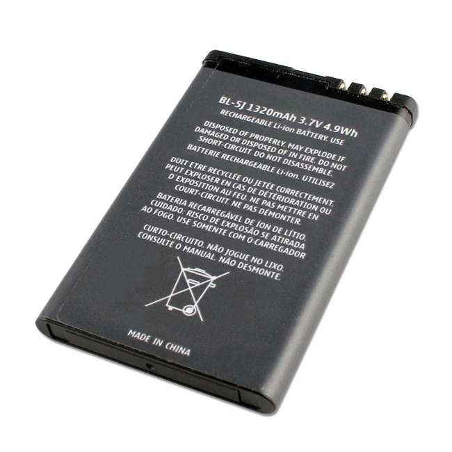 genuine for Nokia c3-01 6300 7230 6303 3250 2100 n96 6610i 3.1 6.1 7.2 bl-4ul bl-5j battery
