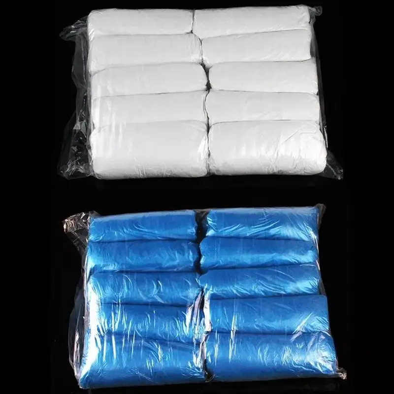 PE Shoe Cover Plastic Eco-friendly Industry Blue Care Cleanroom Protection China medical Disposable