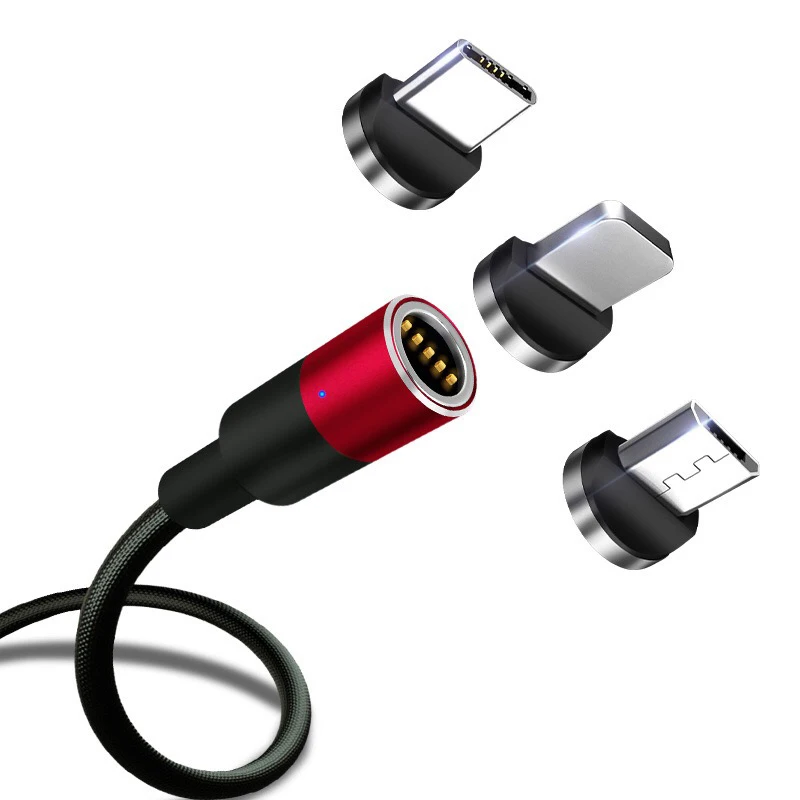  Сверхскоростной Магнитный съемный USB-кабель 3 в 1 для зарядки и передачи данных