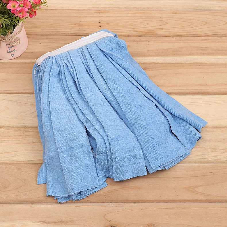 Traditional Style Microfiber Cloth Strip Wet Mop Replacement Head Commercial Hotel Use Microfiber Mop Pad Refill