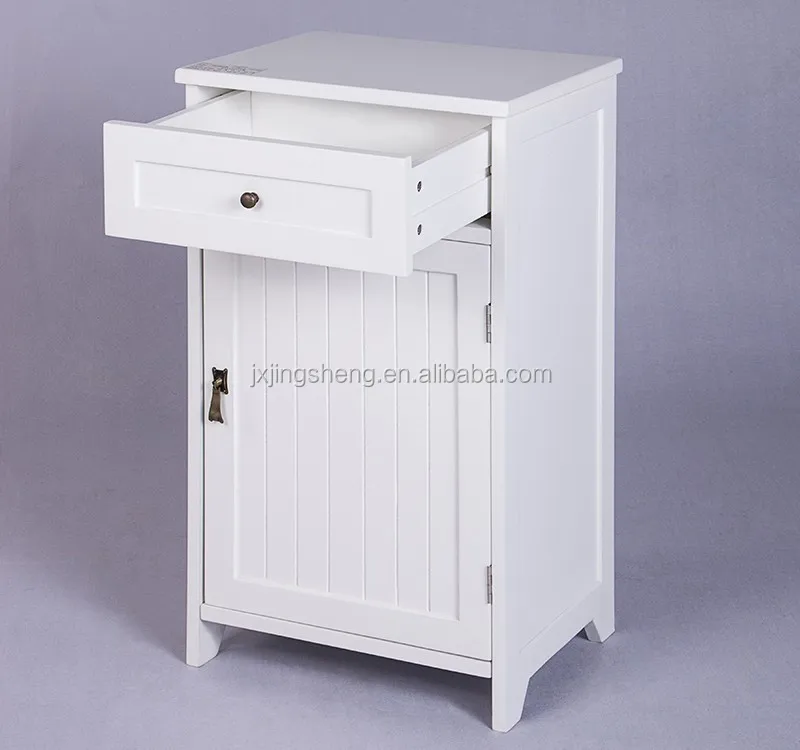 Classic Bathroom Furniture Multi-purpose Bathroom Storage Cabinet with Drawer and Door